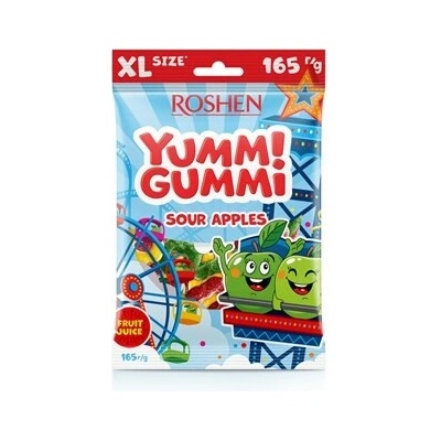 Yummi Gummi Sour Apples 165 g