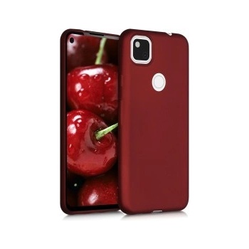 Púzdro kwmobile Google Pixel 4a tmavě červené