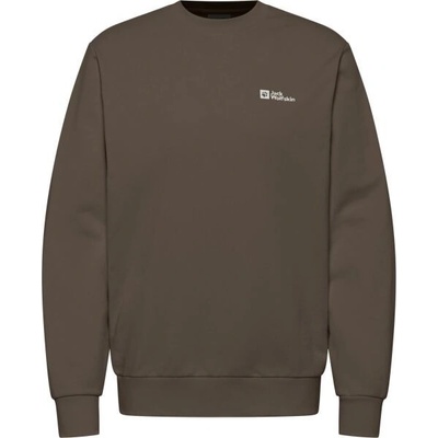 Jack Wolfskin Essential CrewNECK M mikina hnědá