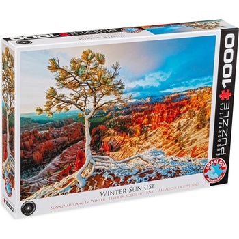 EUROGRAPHICS Пъзел Eurographics от 1000 части - Изгрев през зимата (EG60000692)