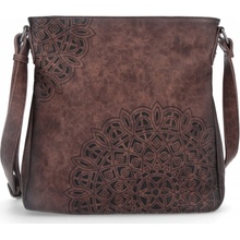 Indee crossbody kabelka mandala 6270 brown hnědá