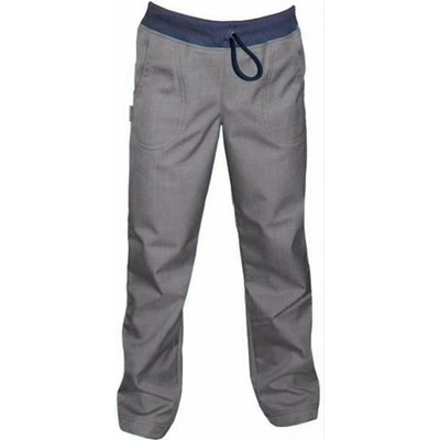 Fantom Dětské kalhoty broušený SOFTSHELL slim s bambusem šedá