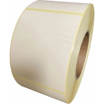 Termo Etiketa 80 mm x 100 mm, Thermo eco, Biela, Dutinka 76 mm, 2000 ks/kotúč, Odlepiteľné lepidlo, Priemer kotúča 195 mm