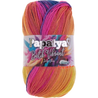 Kamgarn Příze Papatya Batik Vibrant Varianta: 04
