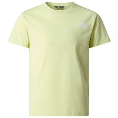 Тениска The North Face Teen's S/S Simple Dome Tee T-shirt - Lemon Mist - размер XS (704-3965-1011)