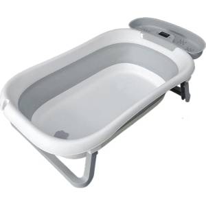Chipolino Вана със стойка и термо поставка Chipolino - Slim, сива (VKSLI0251GY)