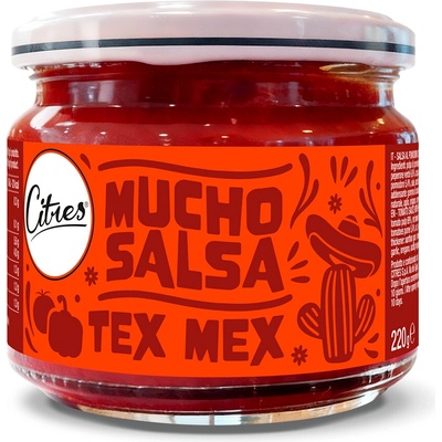 Citres Salsa Tex mex rajče, papr., cib. CITRES 220g
