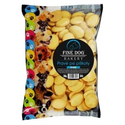 Fine Dog Bakery - Яйчни бисквитки с витамини за кучета 200 гр