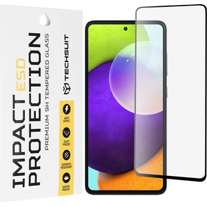Techsuit Протектор за Samsung Galaxy A52 4G / A52 5G / A52s 5G - ESD стъкло - черен