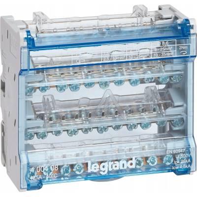 LEGRAND Modulární blok rozvodných lišt BR 4P-10/125A - 400408