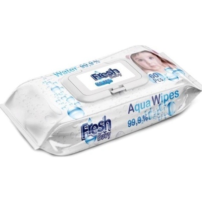 FRESH BABY Dětské vlhčené ubrousky 60 ks