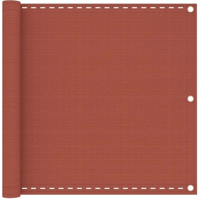 Greatstore Balkonová zástěna terakota 90 x 600 cm HDPE