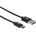Manhattan Кабел Manhattan, от USB Type A(м) към USB Type C(м), 0.5m, черен