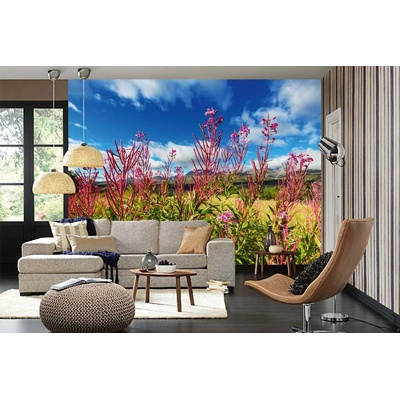 DIMEX ART Самозалепваща се флизелинова фототапета аляска поляна 375 x 250 см