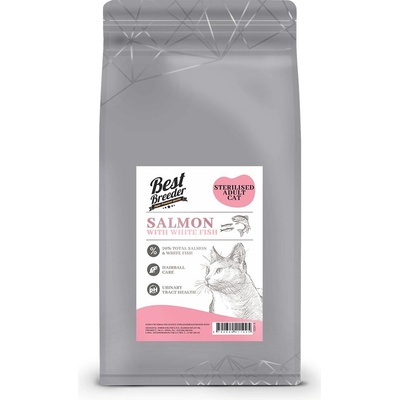 Best Breeder DELUXE Cat Salmon with White Fish Sterilised Adult 1,5 kg