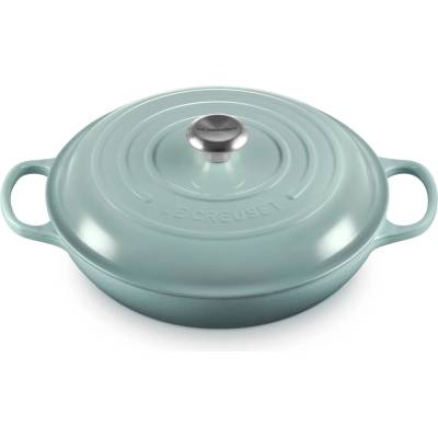 Le Creuset 21180307174430 Hrnec Gourmet Signature nízký, 30 cm, mořská sůl