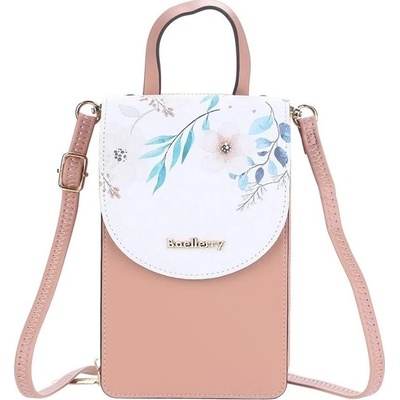 Baellerry Baellerry dámska kabelka na mobil Flowers N8621s5 Ružová