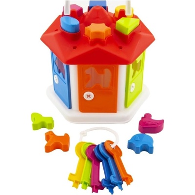 Teddies Vkládačka domeček 20 cm