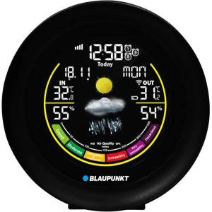 Blaupunkt Метеорологична станция Blaupunkt WS35BK APP LCD черна (WS35BK APP)