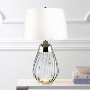 Elstead Lighting LENA-TL-S-SMOKE-OWSS-LED Настолна лампа LENA 1xE27/60W/230V+1xGU10/7W бял (ED0627)
