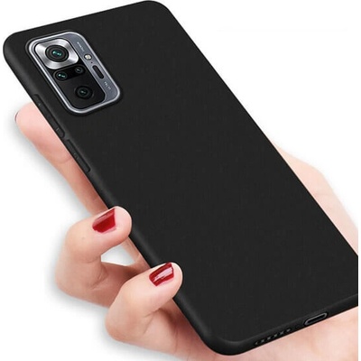 Púzdro SES Extrapevné silikónové ochranné Xiaomi Redmi Note 10 Pro - čierne 8933