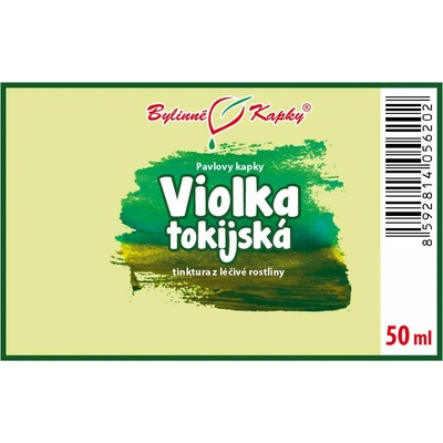 Violka tokijská TCM pavlovy bylinné kvapky tinktúra 50 ml