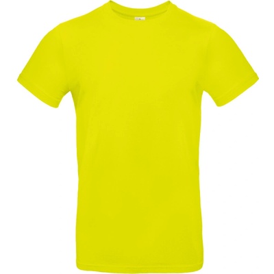 B&C E190 těžká bavlna krátký rukáv pánské COT01003Tl9700-pixel lime