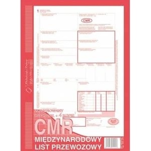 Michalczyk & Prokop CMR International consignment note 800-2N