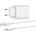 Vivo Wall Charger 44W - захранване за ел. мрежа с USB-A изход и USB-C кабел (бял)