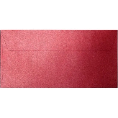 Obálky DL Pearl červené 120g, 10ks, Galeria Papieru
