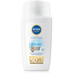 Nivea SUN Ultra Light лек тониращ флуид SPF 50+ цвят Medium 40ml