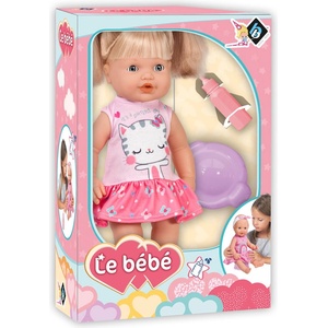 LOKO Toys Lt Пишкаща кукла с коса le petit bebe