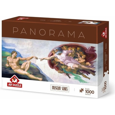 ART PUZZLE Panoramatické puzzle Stvoření Adama 1000 dílků