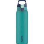 SIGG - Insulated drinking bottle - Thermos bottle Shield Therm One Multicolor Ocean - carbonated drinks - leak-proof - dishwasher safe - BPA-free - 90% recycled stainless steel - green - 0.75L - 6228.10