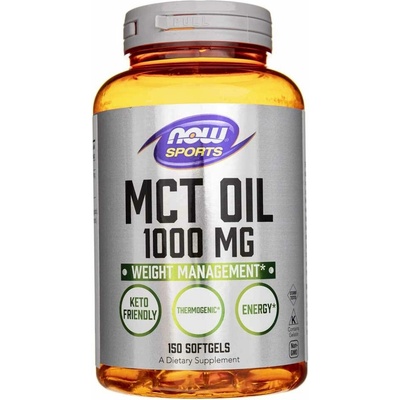 Now Foods MCT olej 1000 mg 150 kapsúl