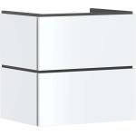Hansgrohe Xilesa E - Шкаф за мивка, 62x63x47 см, 2 чекмеджета, матово бяло 54256700 (54256700)