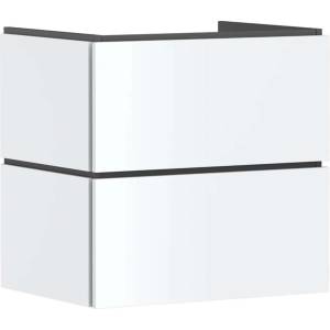 Hansgrohe Xilesa E - Шкаф за мивка, 62x63x47 см, 2 чекмеджета, матово бяло 54256700 (54256700)