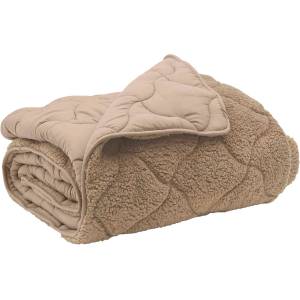 Pure Line Home Лятна шерпа олекотена завивка Teddy Breeze, в цвят таупе