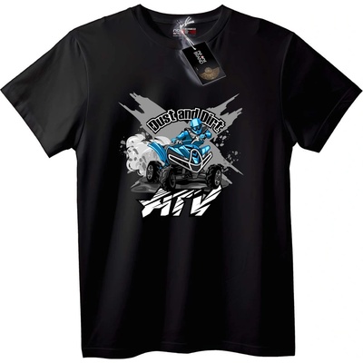 NOONEBRAND Тениска Прах и кал ATV - 5XL, White