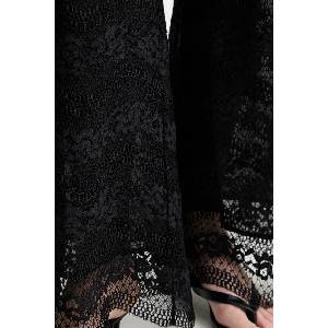 Twinset панталон palazzo дамски от памук (261TP2901)