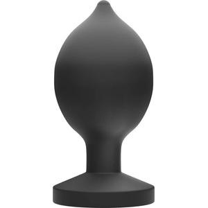 Anos RC Inflatable Butt Plug with Vibration Black