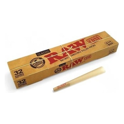Raw Cone predrolované cigaretové dutinky 1 1/4 32 ks