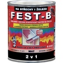 Barvy A Laky Hostivař FEST-B S2141, antikorozní nátěr na železo 0845 cihlový, 800 g