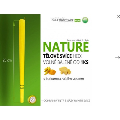 HOXI Tělová svíce NATURE – Sleviste.cz