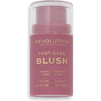 Makeup Revolution London Fast Base Blush tvářenka v tyčince Rose 14 g