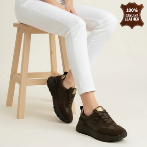  Обувки естествена кожа E18185-2 Brown