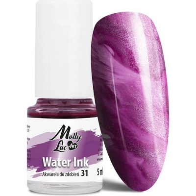 MollyLac ART Water Ink Akvarelová farba na zdobenie METALIC 31, 5ml