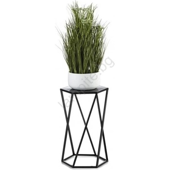 Image 1 of HowHomely Стойка за цветя 40x24 см черен (DD0413)