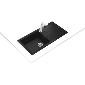 Teka Stone 60 L-TG ЧЕРЕН МЕТАЛИК Гранитна мивка, обръщаема, за шкаф 60 см (КАТАЛОЖЕН КОД.)