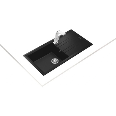 Teka Stone 60 L-TG ЧЕРЕН МЕТАЛИК Гранитна мивка, обръщаема, за шкаф 60 см (КАТАЛОЖЕН КОД.)